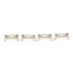 4Pcs T5 Fluorescent Tube Lamp Holder Bracket Clips Socket Silver