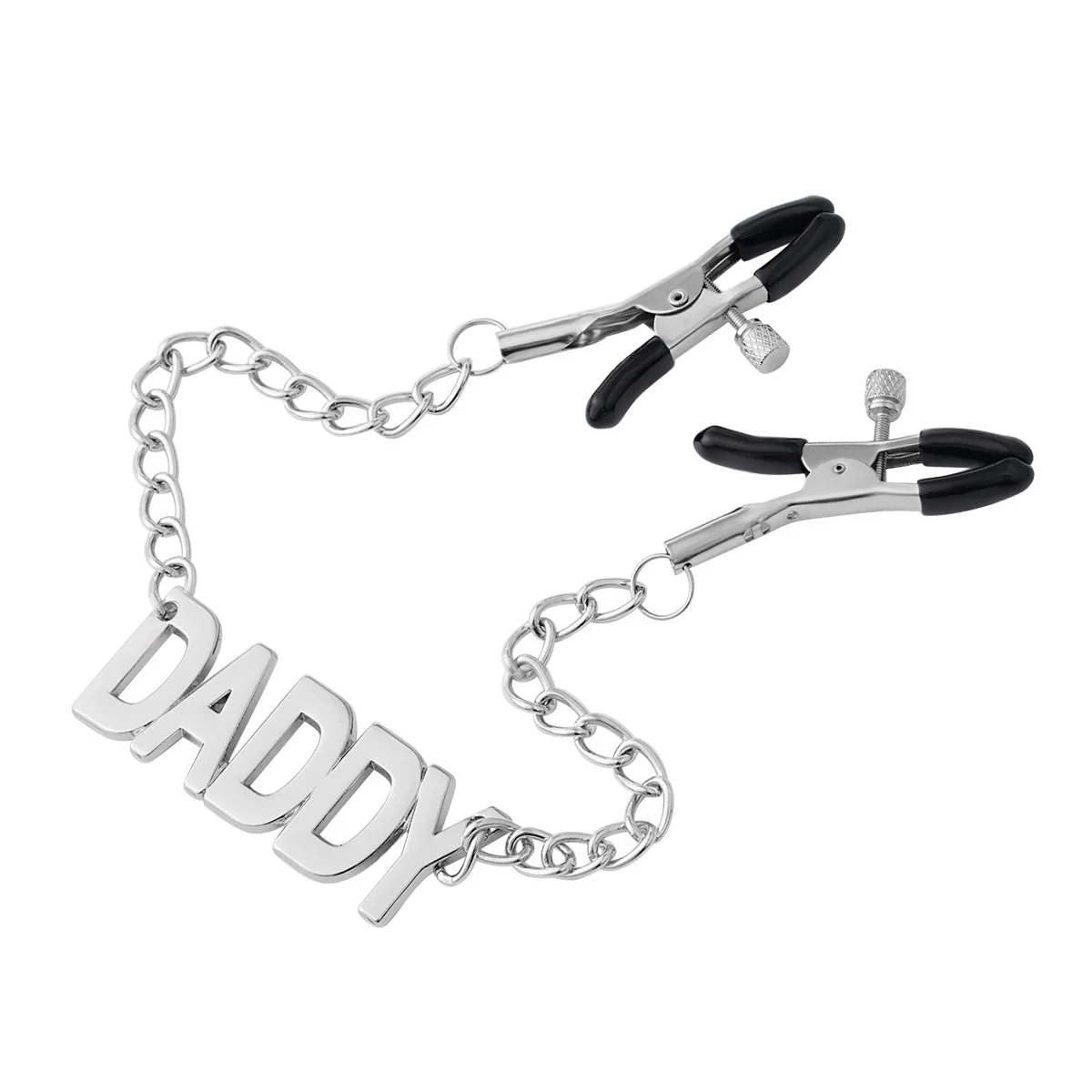 Juguetes sexuales Bdsm para mujeres, pinzas para pezones fetiche, esclavo, 4 tipos de letras, Clip, accesorios exóticos, ataduras de Bondage, juegos eróticos para adultos