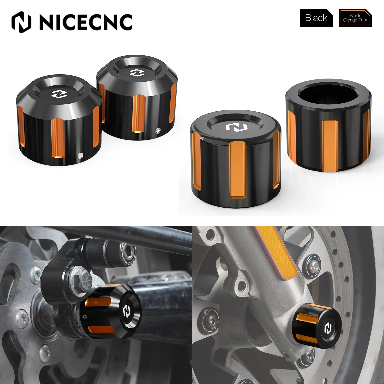 

Rear Axle Nut Covers Front Axle Nut Covers Cap For Harley Road King FLHR Road King Special FLHRXS 2017-2023 Street Glide FLHX