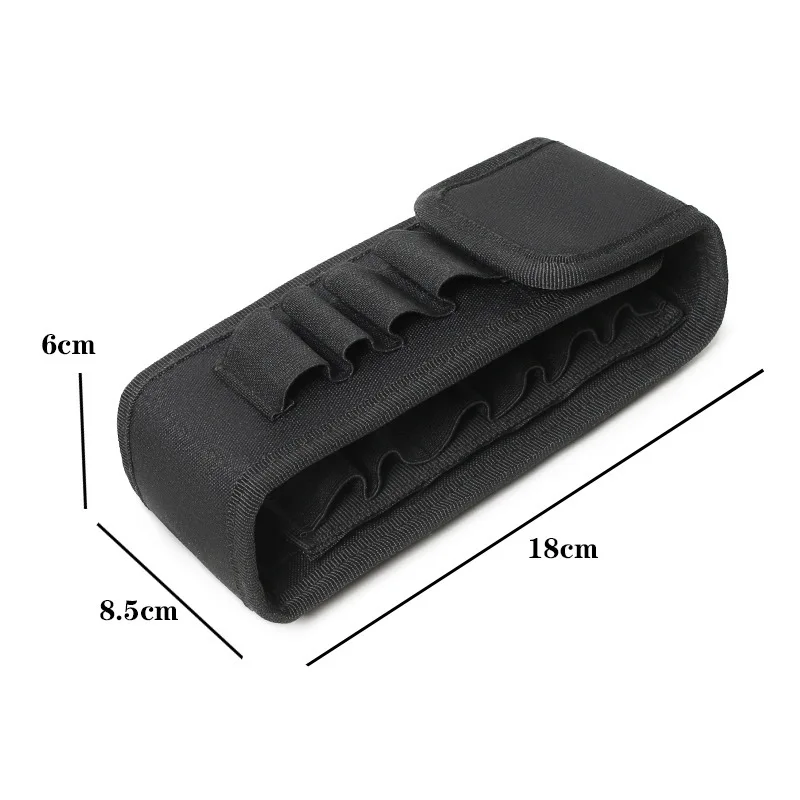 16 Rounds 12GA Shotgun Shell Holder Tactical Molle Waist Bandolier Shotshell Ammo Pouch for 12/16/20 Gauge