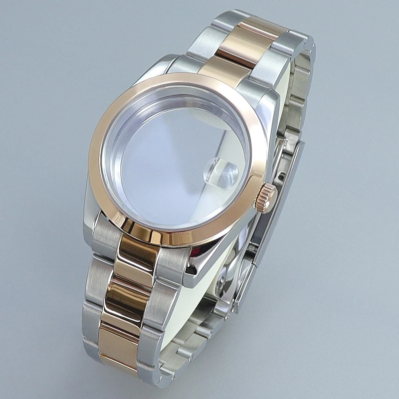 nh35 case 39mm 36mm Luxury Watch Case Bracelet Sapphire Glass For nh35 nh34 nh36 nh38 nh70 Miyota8215 Movement watch accessories