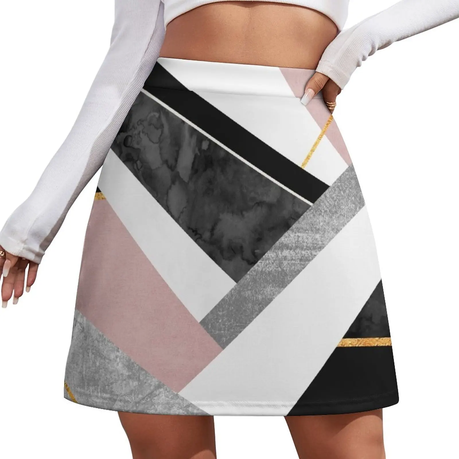 

Lines & Layers Mini Skirt elegant party dresses for women 2025 skorts for women Women's dress skirt for woman Mini Skirt