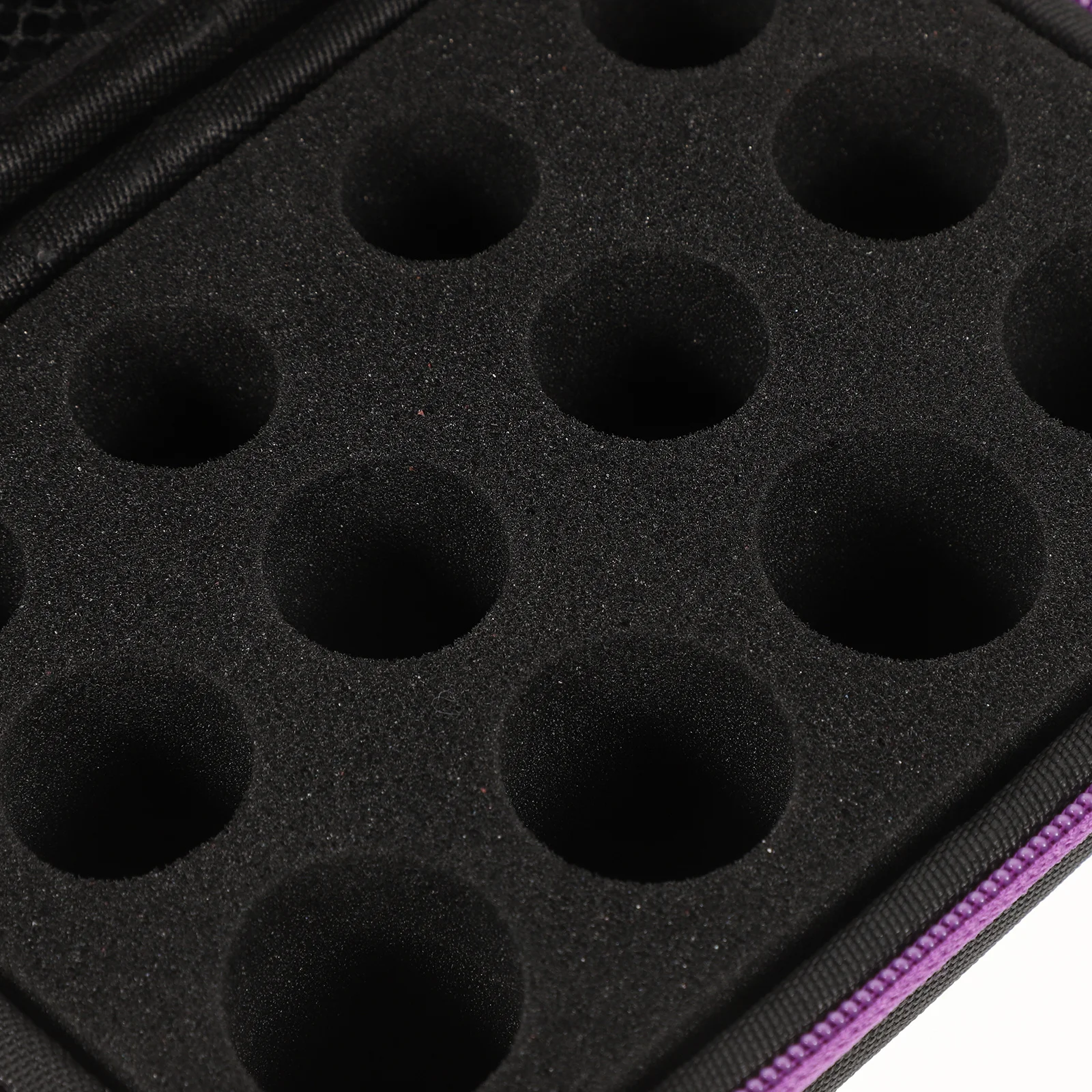 

1Pcs 12 Slot Aromatherapy Bottle Storage Box Purple 5ml 10ml 15ml Eva Hard Shell Essential Oils Case Roller Bottle Storage Bag