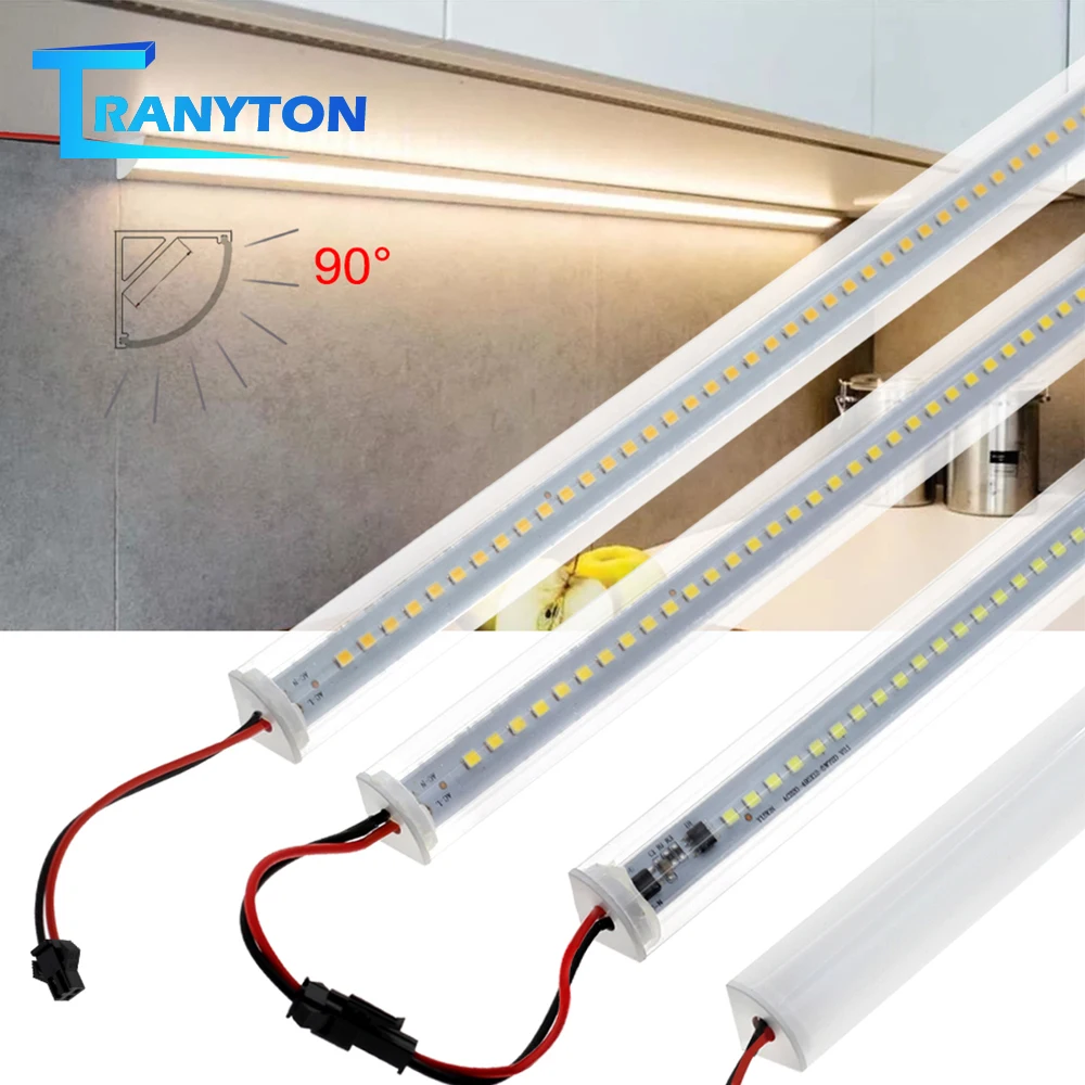 10pcs LED Bar Light High Brightness 50cm 72LEDs 220V 8W LED Fluorescent Tube for Cabinet Showcase Lighting.