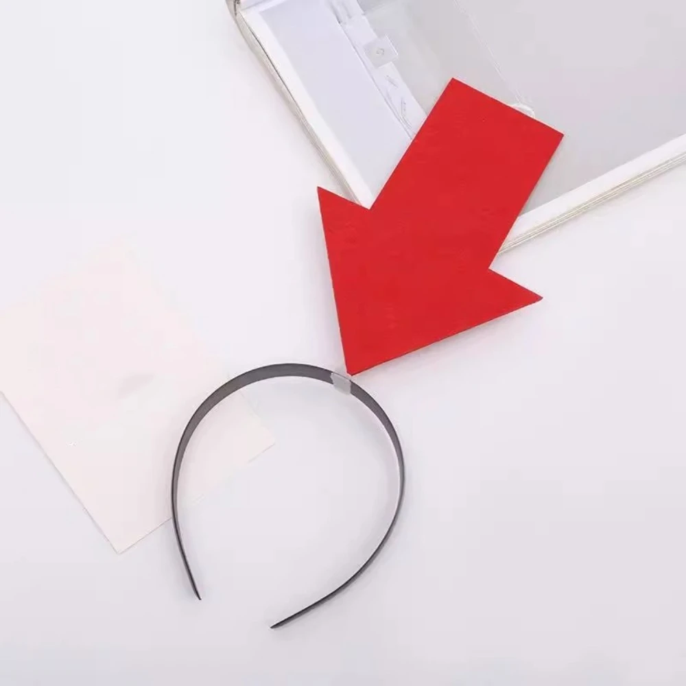 Cute 8.6inch Hairband Arrow WiFi Question Mark Concert Headwear Love Hair Band Party