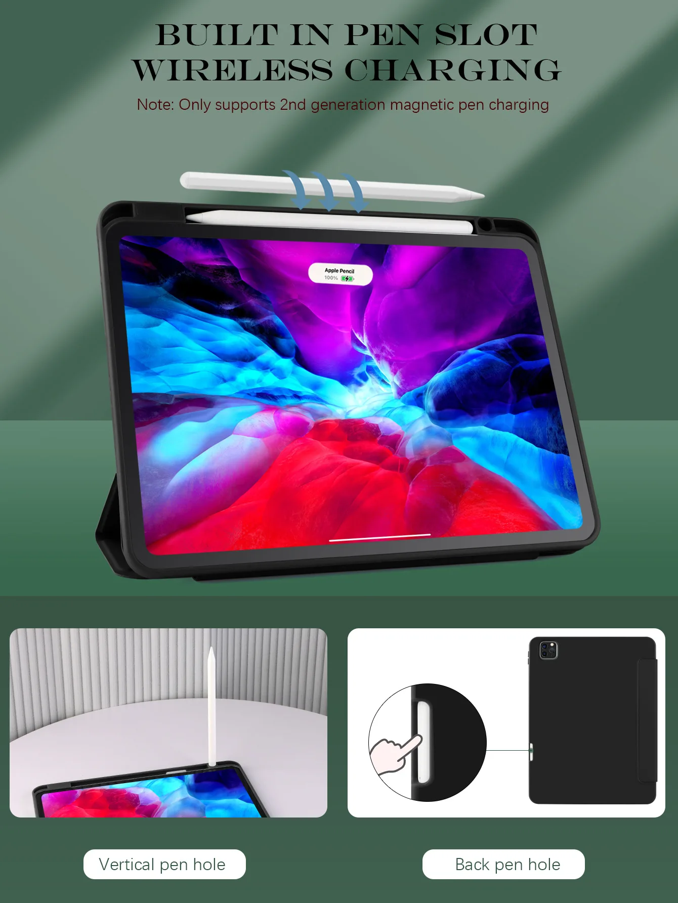 حافظة DX iPad Y-fold Track Cover لجهاز iPad Pro 11 12.9 Air 6 5 4 10.9 10.5 بوصة غطاء ذكي لجهاز iPad Pro 9.7 iPad 10 9 8 7 Mini6