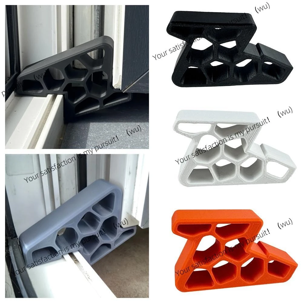 Heavy-Duty Indoor Anti-Slip Door Stopper & Wedge for Balcony, Sliding Window/Door. Anti-Collision Limiter for Home/Office