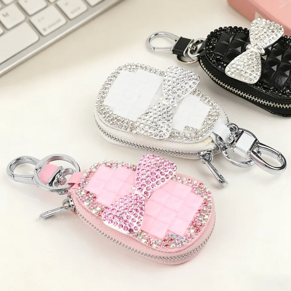 

1Pc Car Key Holder Storage Case Keychains Key Cover Key Bag For Car Accessories Key Cover Bag Key Shell