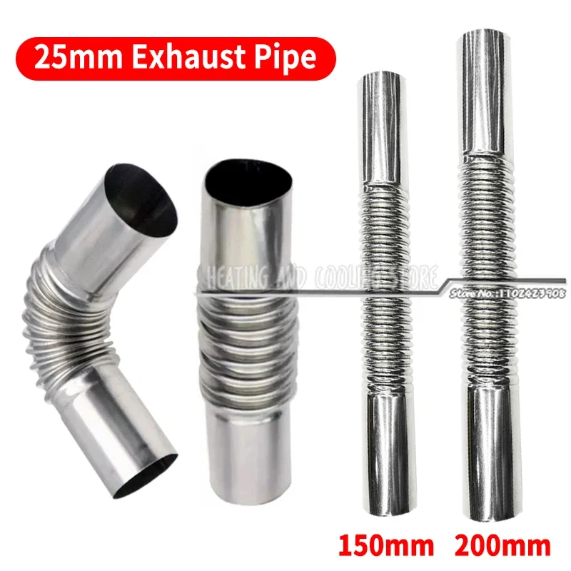 Rura wydechowa 15 cm/20 cm Akcesoria samochodowe Złącze kolankowe Podgrzewacz oleju napędowego z 2 zaciskami do Eberspacher Webasto