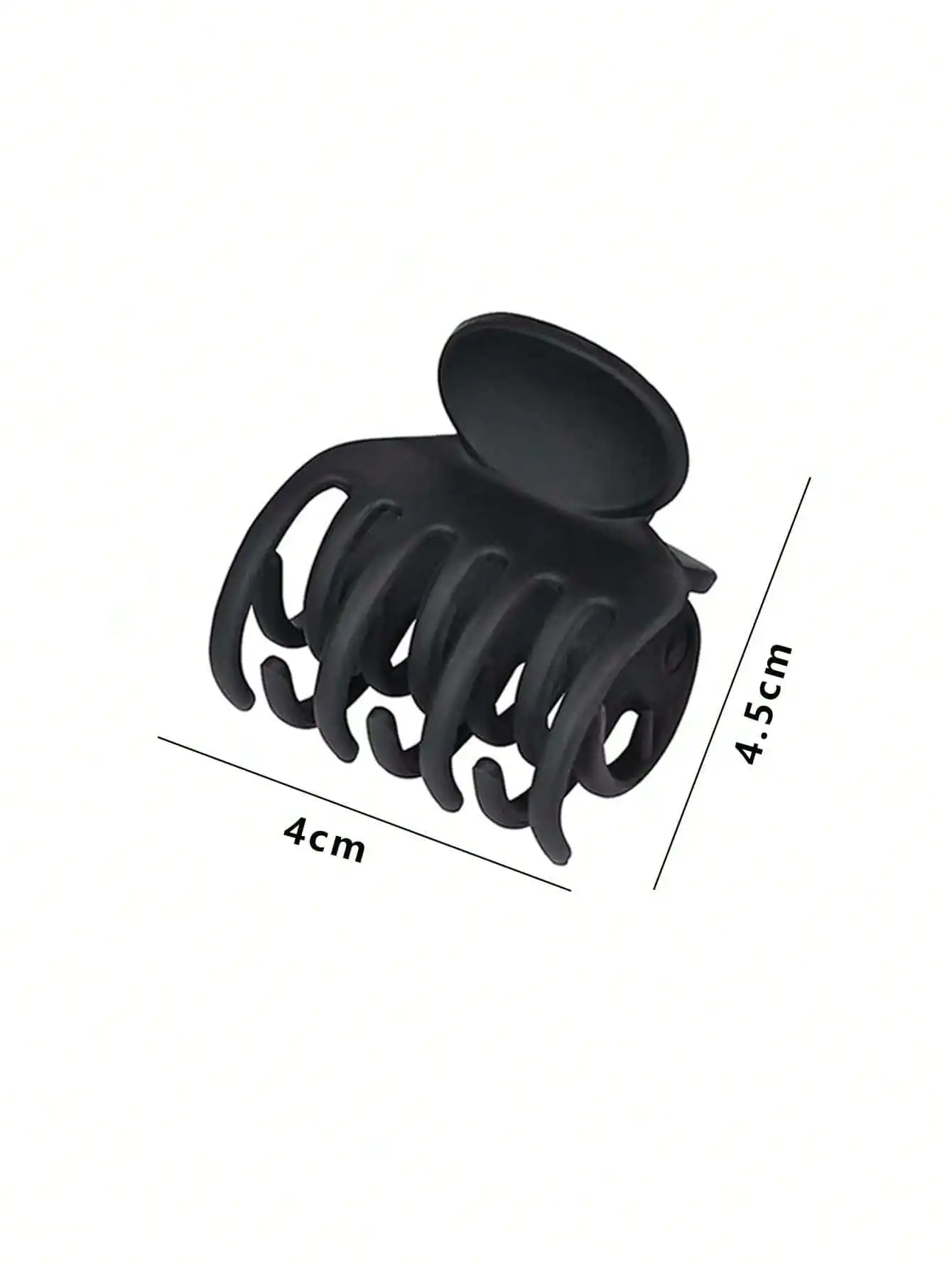 3/12pcs Double row tooth clip Small claw clip for thin hair 1.6 inches (about 4 cm) medium matte non-slip short hair accessories