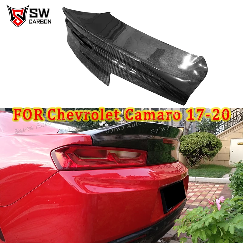

Задний багажник из углеродного волокна для Chevrolet Camaro 2017-2022, задняя крышка багажника, сменный комплект для установки кузова автомобиля