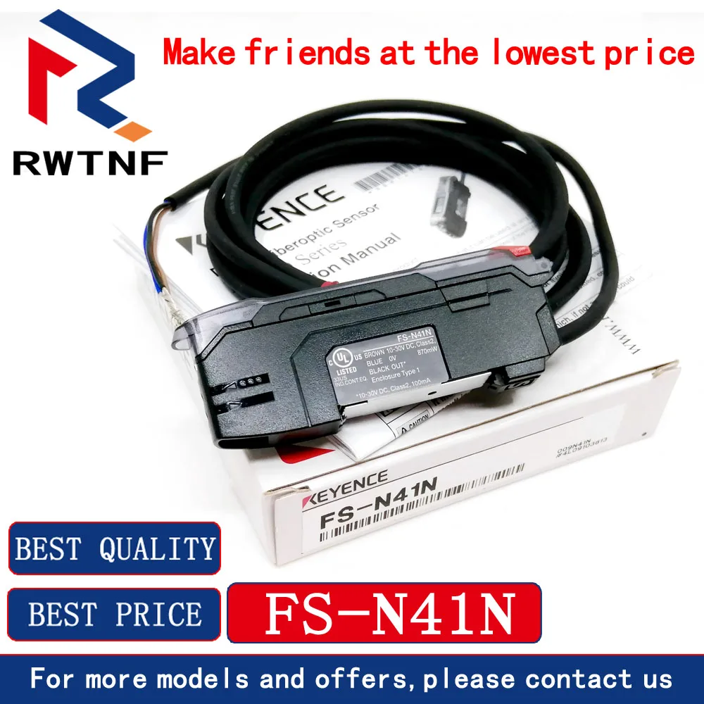 

Brand new genuine FS-N41N digital display fiber optic amplifier sensor