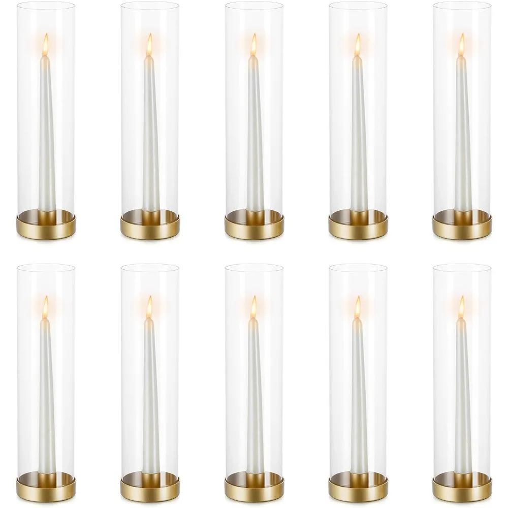 

Candle Holder Festive Decoration Centerpiece 10 Sets of Bulk Candle Holders Suitable for Outdoor and Indoor Wedding Parties Home