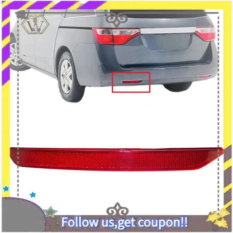 

L38A-Rear Bumper Reflector For Honda Odyssey 2011-2017 Accessories