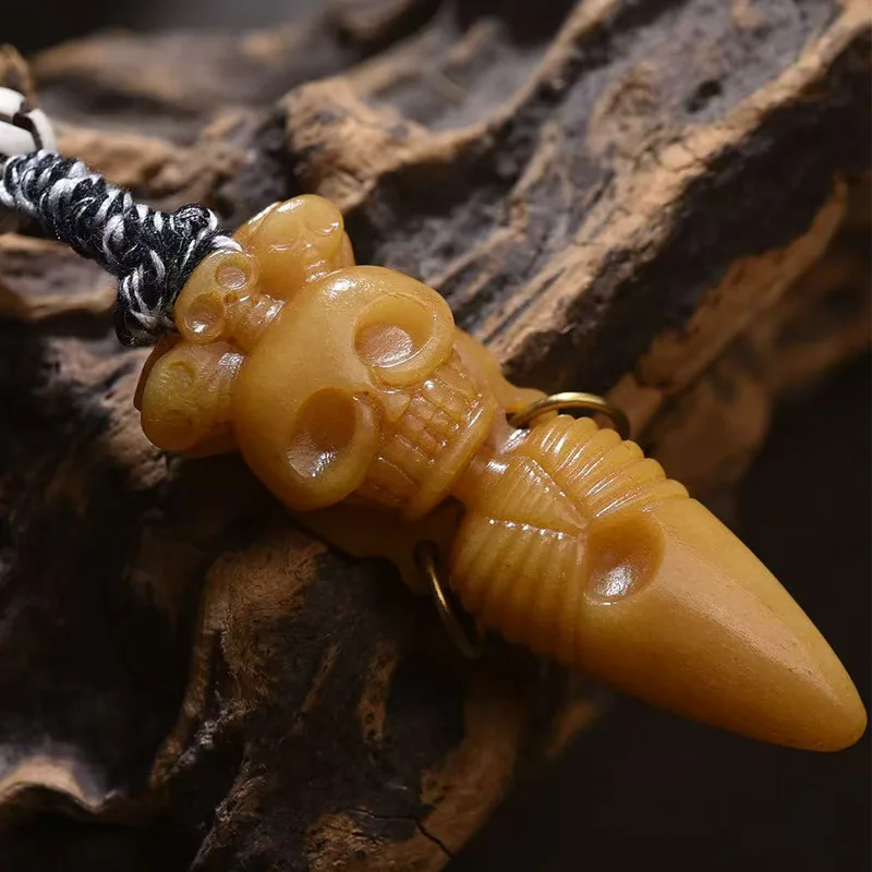 Tibetan Old Yak Bone 108 Pieces Material Dice Large Intestine Beads Back Cloud Accessories