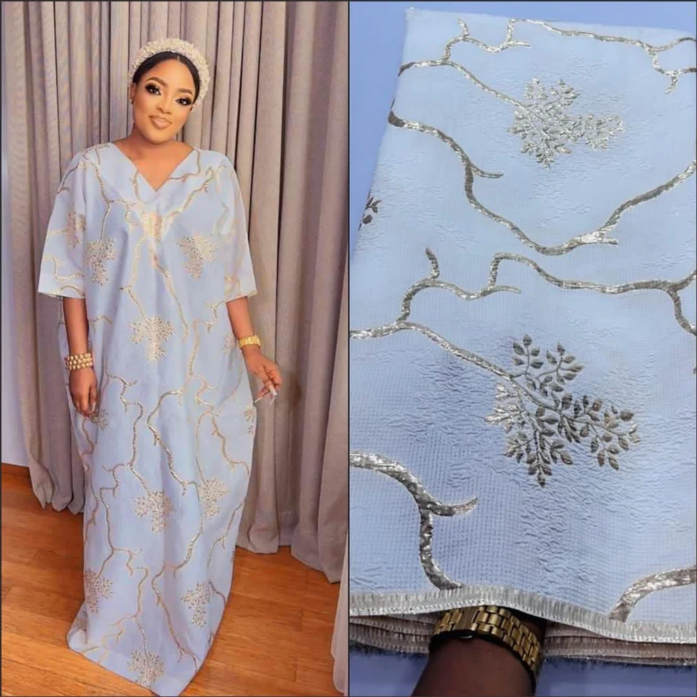 Latest white African Lace Fabric 2023 High Quality Brocade Jacquard Fabric French Tulle Nigerian Lace Fabric for Party  BC041