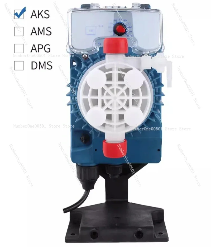 

AMS200 Manual Metering Pump 9L/H 10BAR Electromagnetic PTFE Diaphragm Pump AMS200AHE0800,corrosion resistant