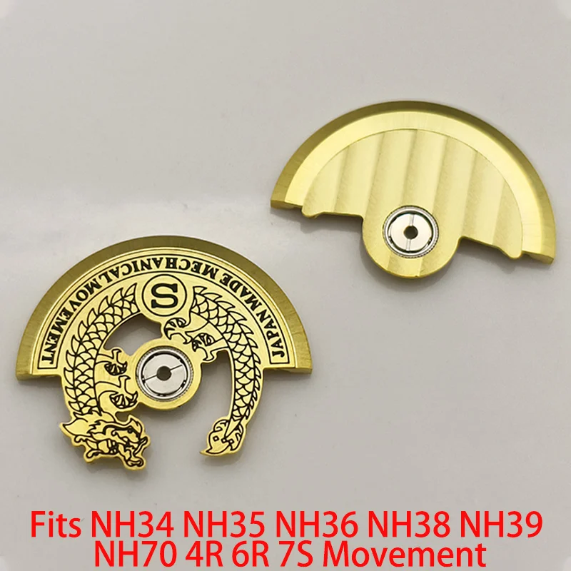 

NH35 NH36 Movement Automatic Hammer Rotor For 4R 6R NH70 NH34 NH35 NH36 NH38 NH39 7S26 Movement Men's Watch Accessories Refit