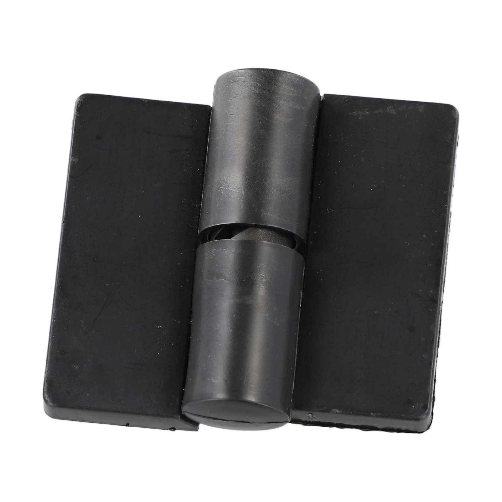 Home Improvement Hinge Door Hardware Door Hinge For Public Toilet Accessories Black Color Easy To Install Nylon
