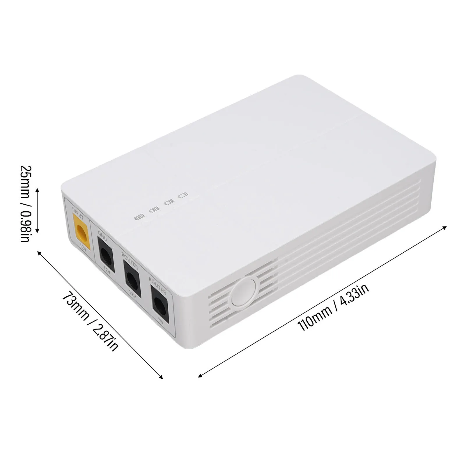 مصدر طاقة غير منقطع، كاميرا UPS DC صغيرة احتياطية بقدرة 6000 مللي أمبير في الساعة، مصدر طاقة غير منقطع عالي السعة لمودم التوجيه #5