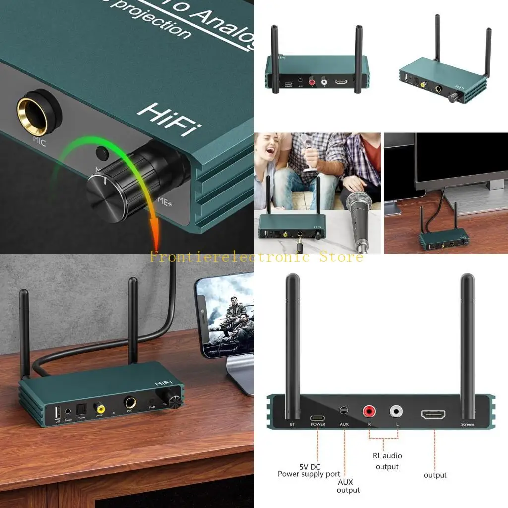 

G8DB Цифро-аналоговые преобразователи Bluetooth-совместимый приемник Оптический для ТВ-игр