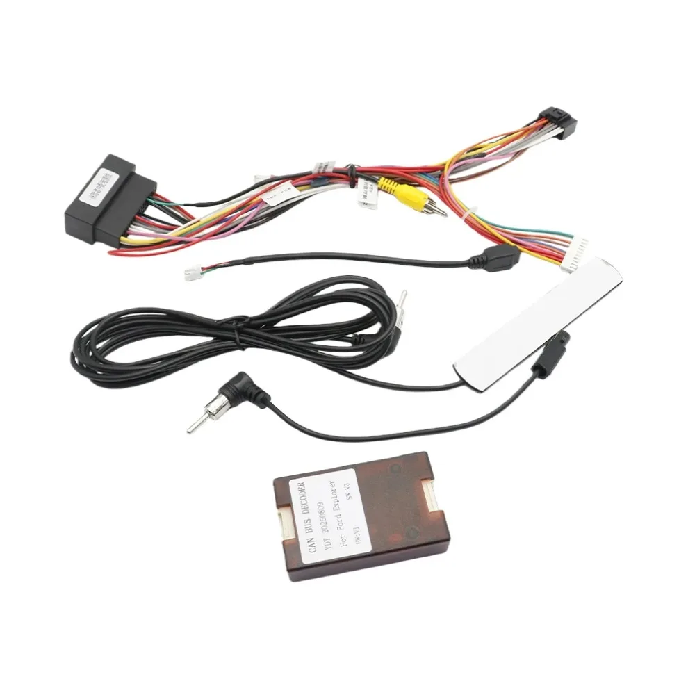 

12,3-дюймовый автомобильный рамочный адаптер для фасции Canbus Box Android, комплект монтажной панели для FORD Explorer HIGH END