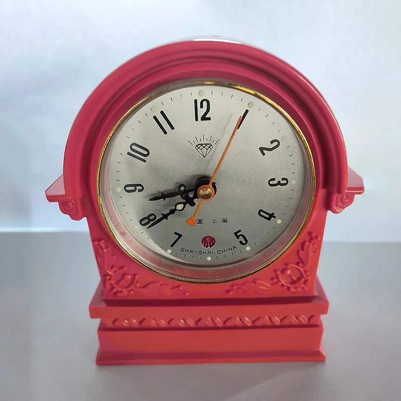 Vintage Mechanical Alarm Clock Bedside Alarm Home and Living Room Decoration Silent Retro Desktop Children's Mechanical Clock