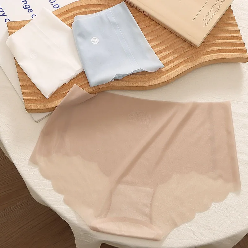4Pcs/Set Women Panties Sexy Lingerie Quick Drying Thin Briefs Seamless Underwea… - Image 6
