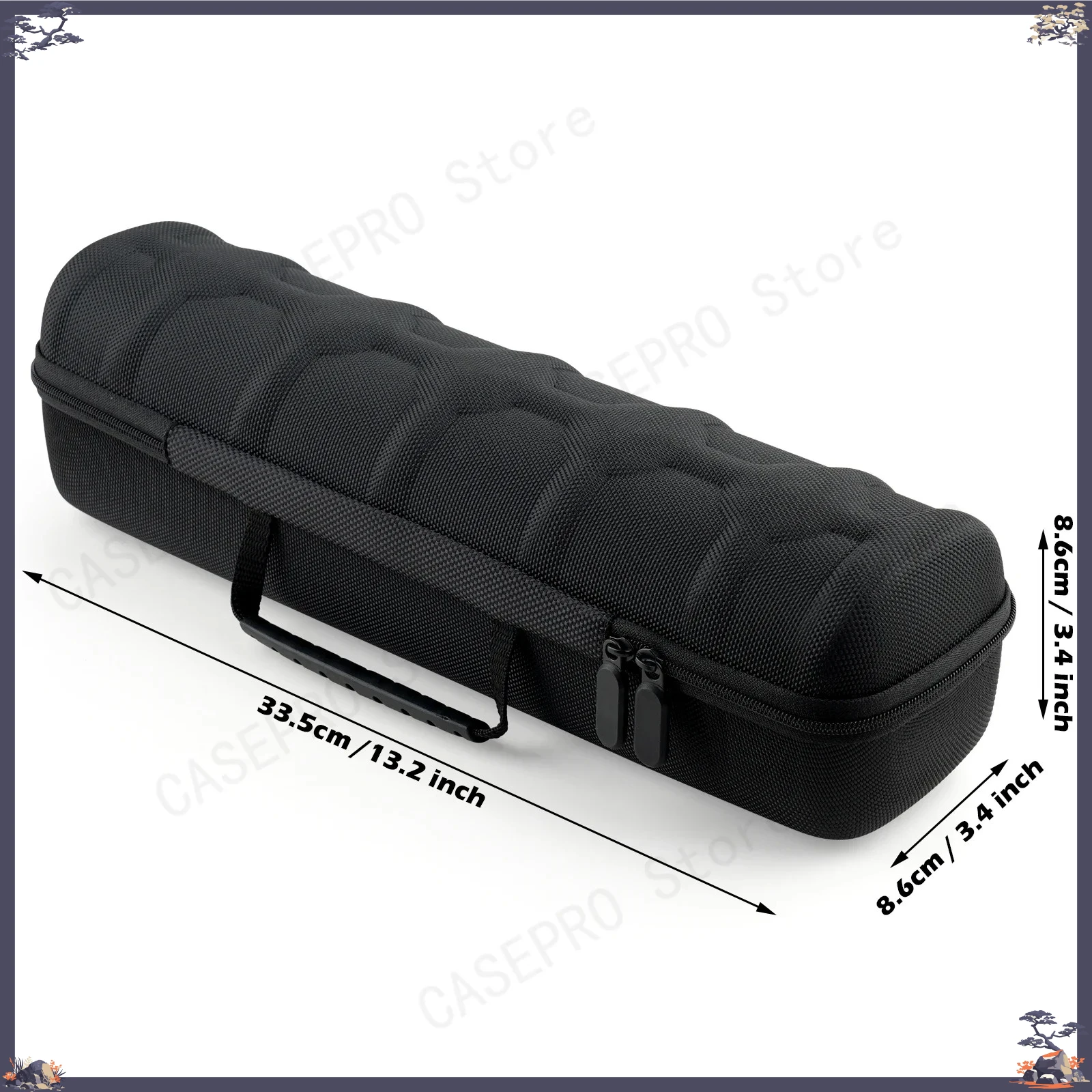 5 Slots Hard Shell Watch Storage Box Durable Carry Case Display Organizer for Watches