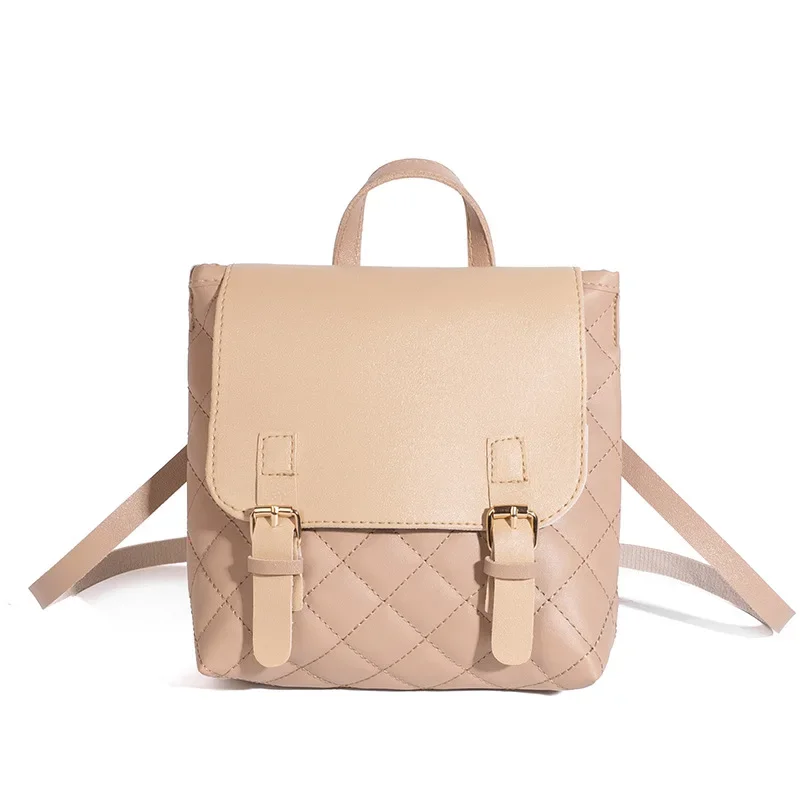 

Fashion Backpack PU Leather Mini Backpack Multi-Function Bags for Women 2024 Purse School Backpacks Girl Travel