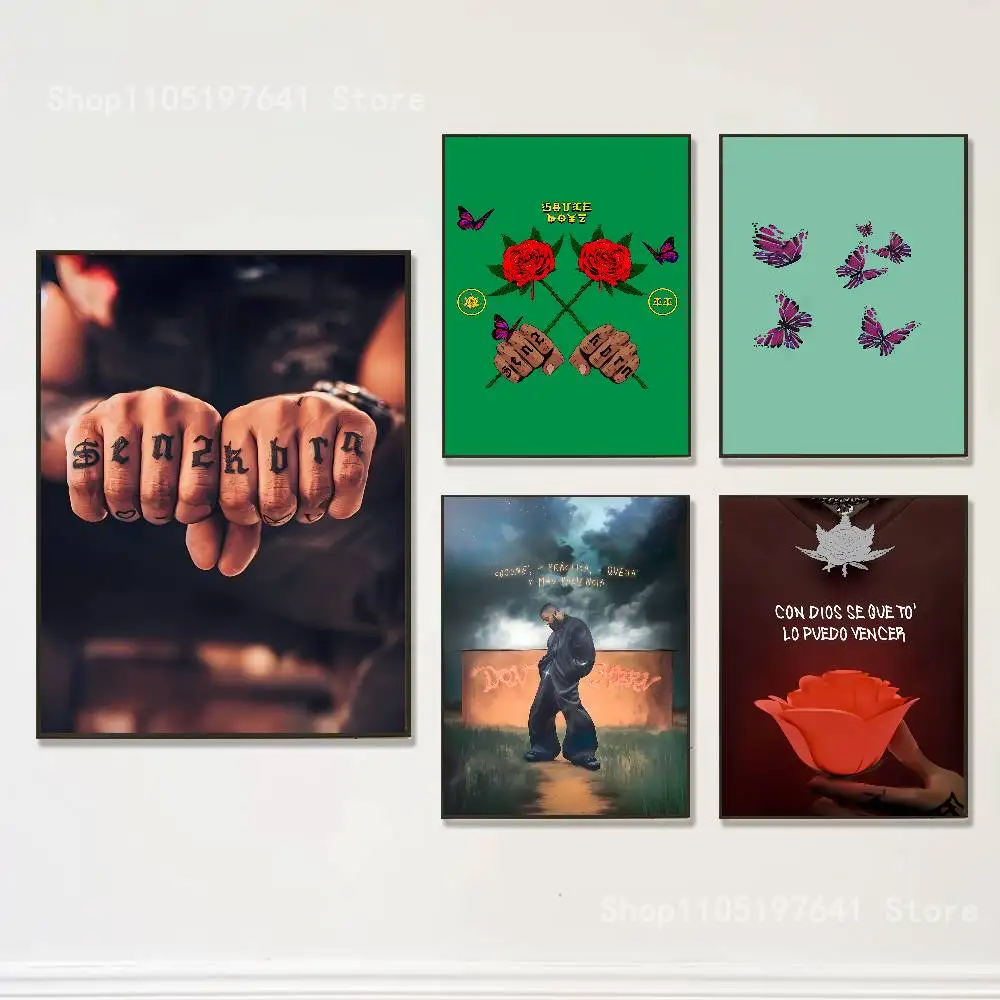 

E-Eladio carriage Sauce Boyz Poster Prints Wall Art Picture Painting Gift Living Room Restaurant Bar Large Dec Sticker