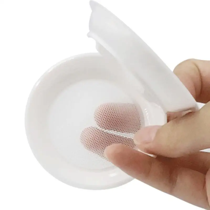 U0DE Empty Loose Powder Container Plastic Cosmetic Makeup Loose Powder Box Case Holder with Sifter Lids and Puff for Travel