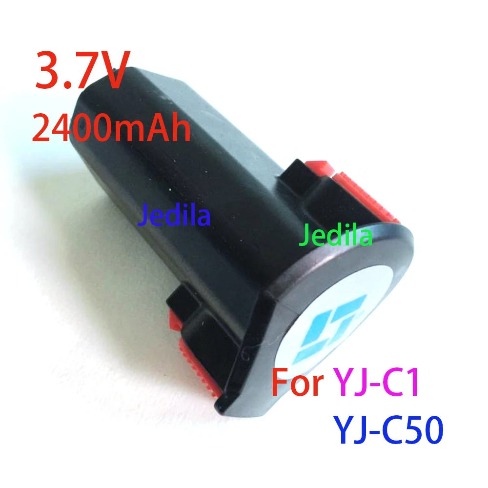 3.7V 2400mAh 100% ใหม่สำหรับ YJ-C1เครื่องตัด YJ-C50ไร้สายกรรไกรตัดหนังแบตเตอรี่เครื่องมือตัดเย็บ