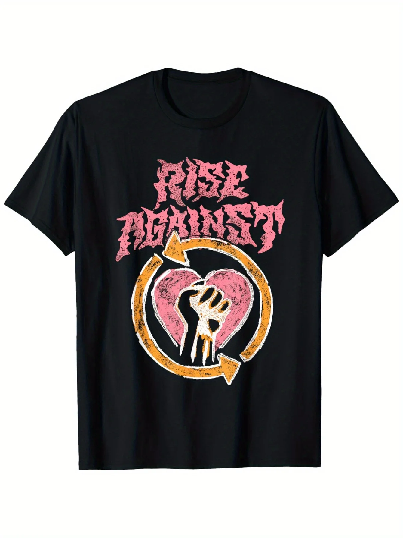 

Мужская футболка, хлопковая повседневная уличная одежда, удобная посадка, розово-белый принт, идеально подходит для повседневной одежды, футболка, удобная посадка