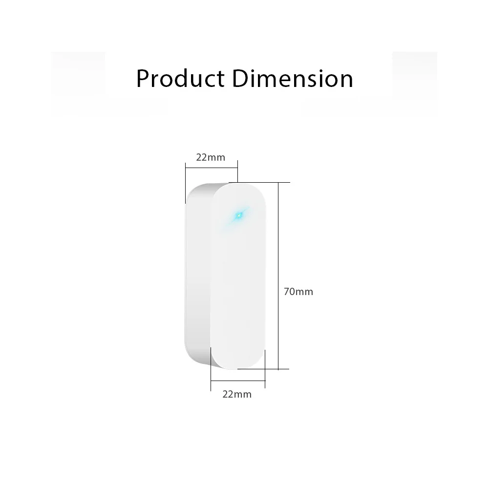 New Type ZigBee Vibration Sensor Wireless Remote Control Door Window Tuya Graffiti Intelligent Anti Theft Vibration Monitor