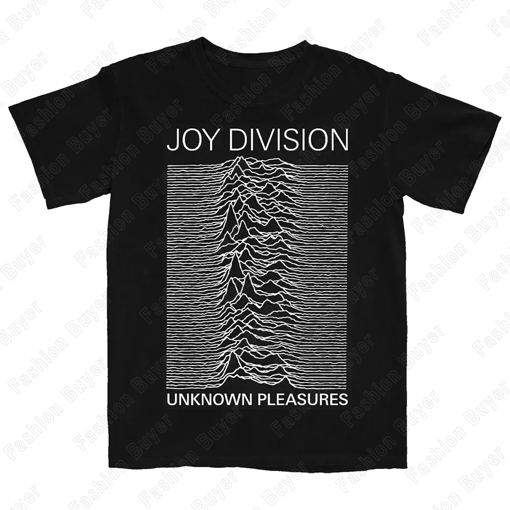 Joy Division Creative Line Print Summer High Quality 100% Cotton Casual Comfortable Men's T-Shirt Trendy Street Women Clothing