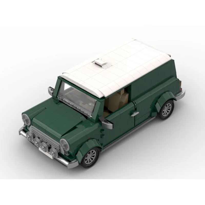 MOC-179780City Classic Military Sedan Building Block Model, 1128Parts, Creative Boys' Children's Birthday and Christmas Toy Gift