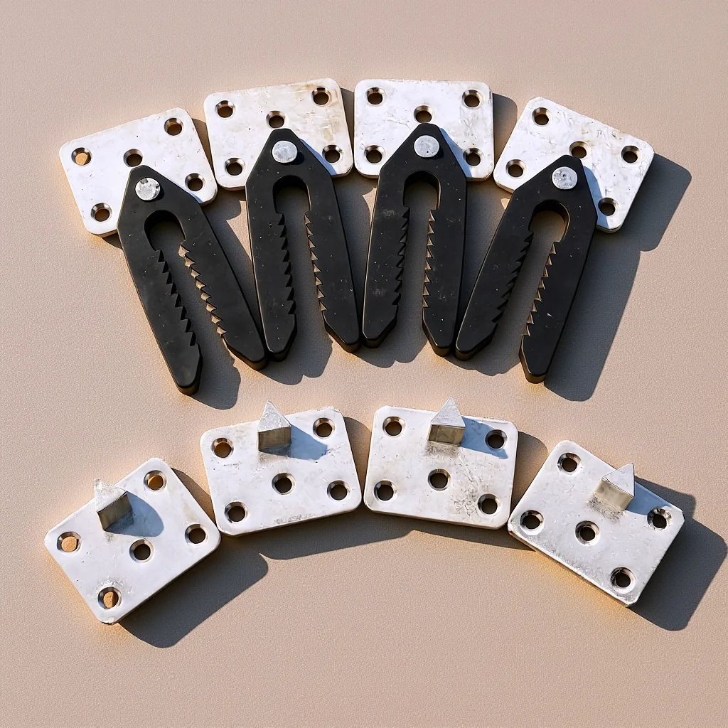 

4Pcs Sofa Alligator Clamps Reliable Sectional Couch Joint Snap Firm Texture for Secure Furniture Connection Furniture Joint Snap