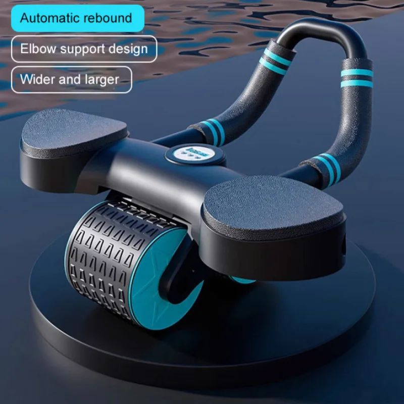 The abdominal fitness wheel automatically rebounds and the newly upgraded abdominal curler