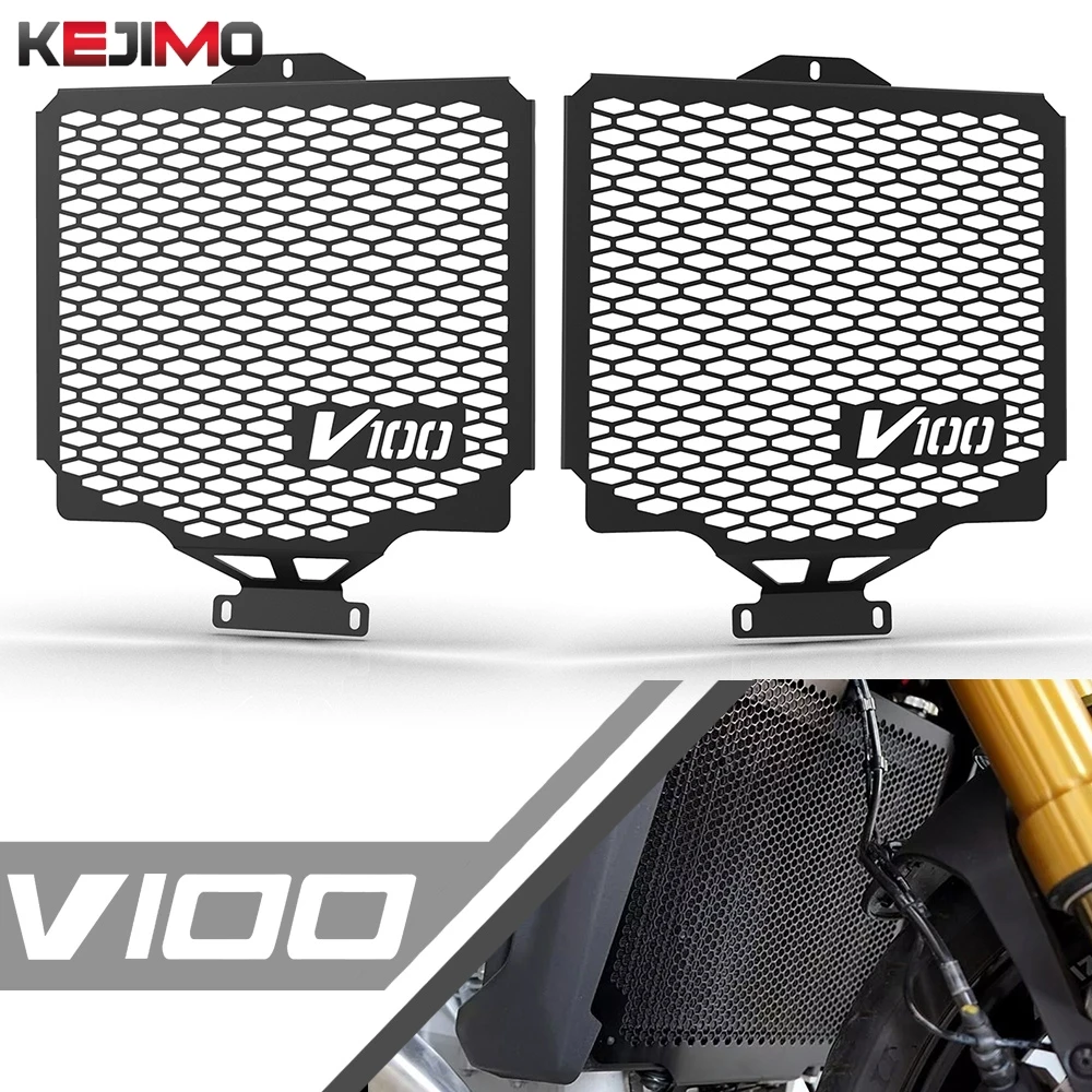 

New V 100 Stelvio 1000 100V 2022 2023 2024 2025 2026 For Moto Guzzi V100 S Mandello Radiator Grille Guard Protector Cover Parts