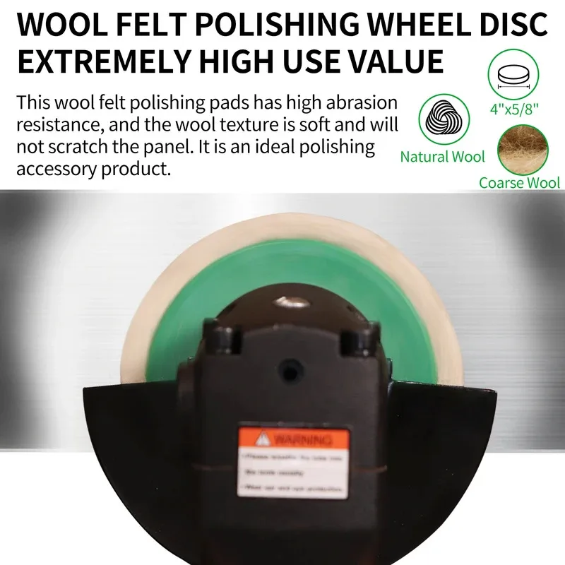 

SIFANG Wool Polishing Wheel Buffing Pads Angle Grinder Wheel Felt Polishing Pad Disc Accessories For Metal Marble Glass Ceramics