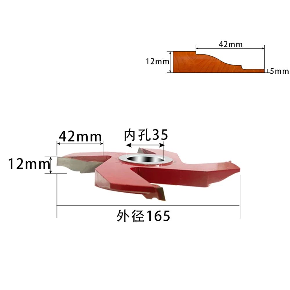 Panel Raised Cutter for Woodworking door frame Brazed Profile Cutter solid wood door core board knife