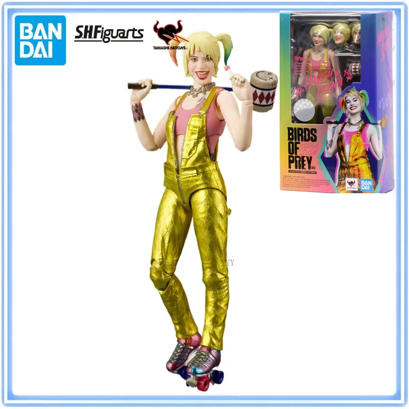 

Bandai Original S.H.Figuarts Harley Quin Suicide Squad 2 THE'RE DYING TO SAVE THE WORLD Action Figures Active Joints Model