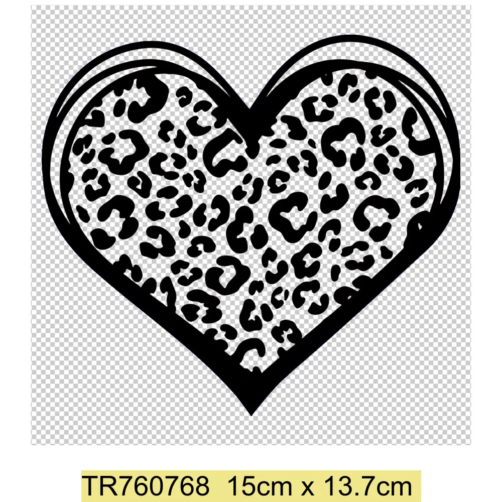 Love Iron on Transfer Patch for Clothing DIY Valentine Girl T-Shirt Hoodie Thermal Sticker for Clothes Heat Transfer Patches view 6