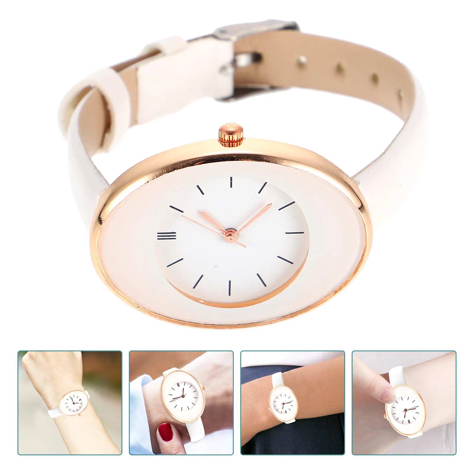 

Fashion Quartz Watches Women's Stylish Strap Material: Imitation Wristwatch for