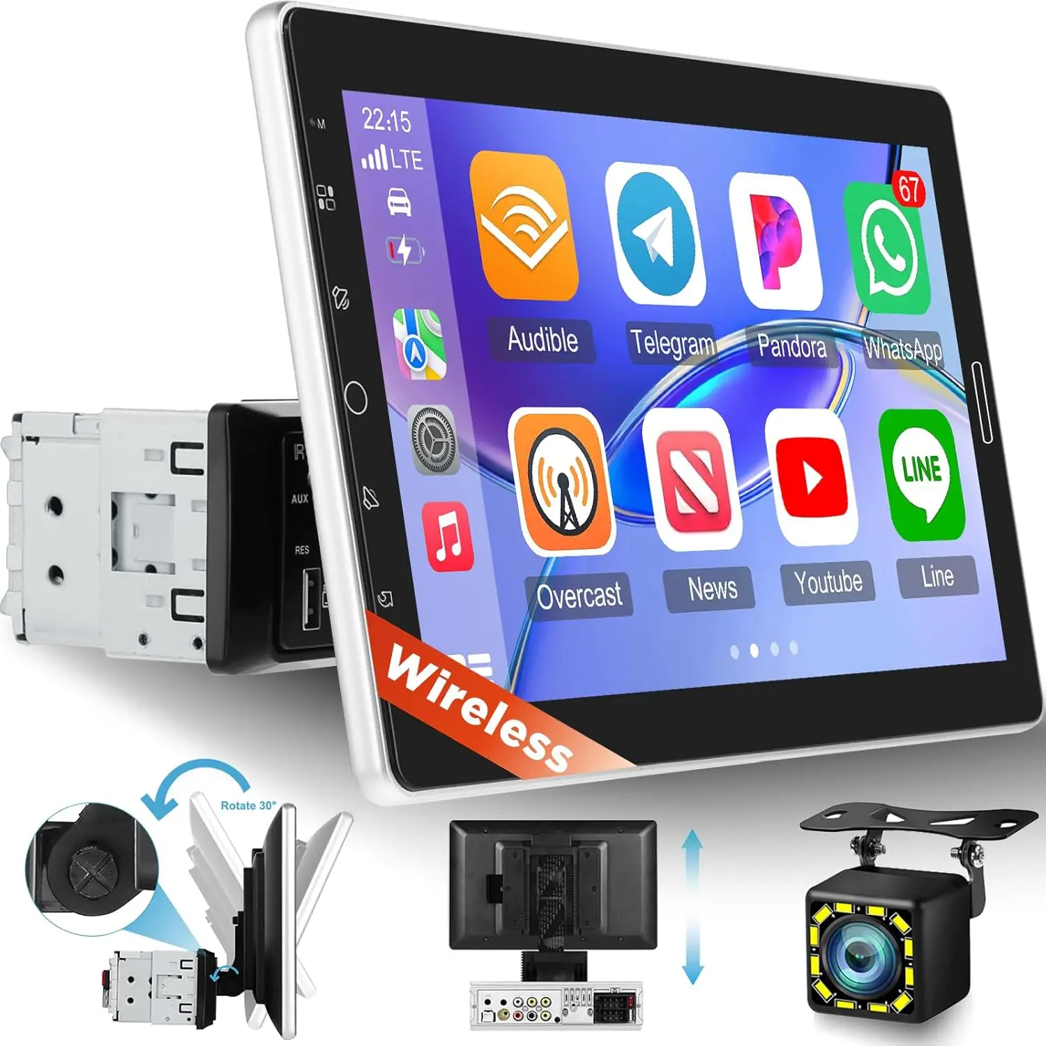 10.1' Car Stereo Wi… - image