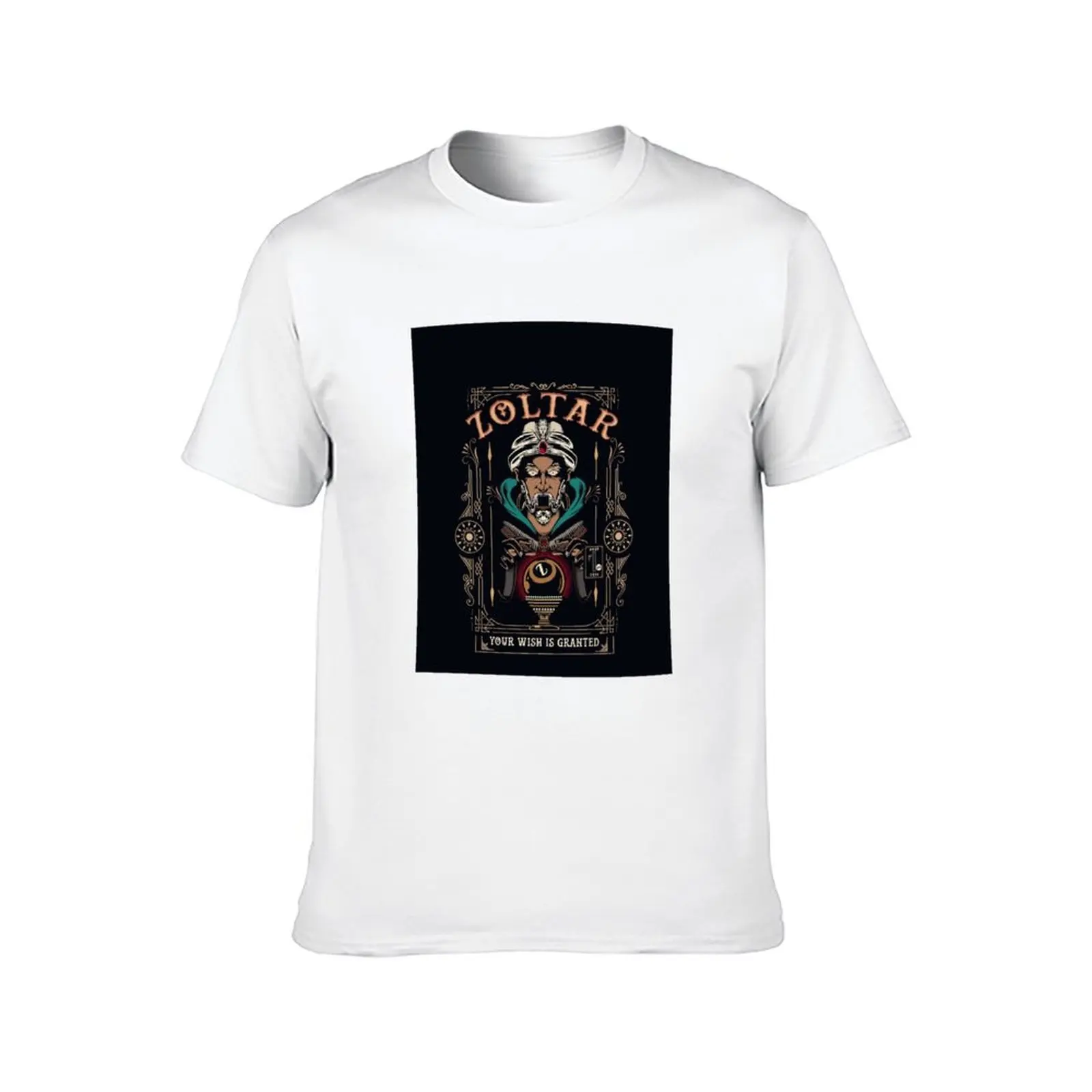 Zoltar أظهرك لمعانًا في مستقبلك تي شيرت مطبوع تي شيرت للرجال تي شيرت جرافيك للرجال تي شيرت