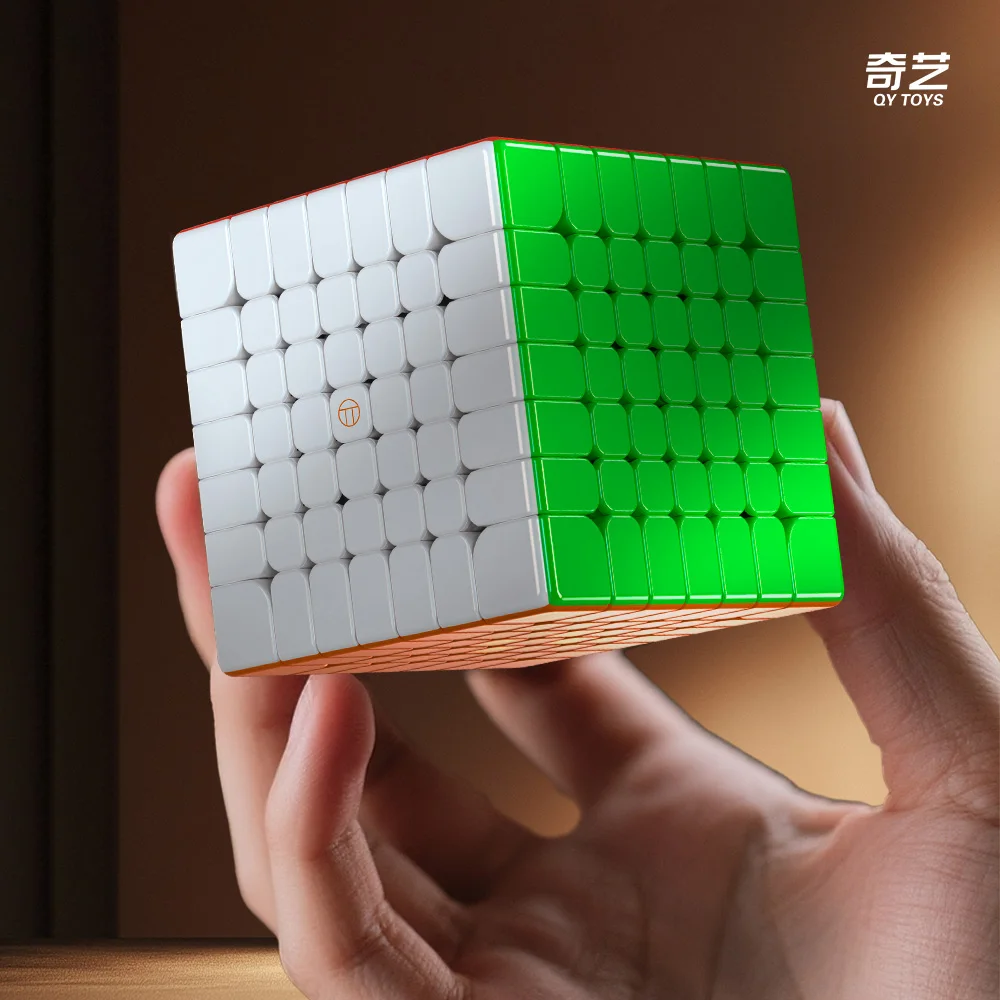 [Picube مخصص] QiYi 7x7 Warrior 7x7x7 Cube 7 طبقات Cubo Magico لعبة ألغاز سحرية بدون ملصقات لـ Cubo Speedcube مطلية بالأشعة فوق البنفسجية