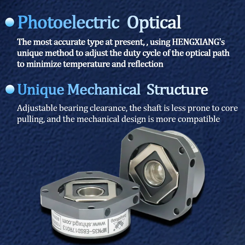 IP50 BISS-C SSI CNC Machine Spindle Encoder Absolute 17bit 19bit 20bit 24bit Programmable Rotary Encoder RS-485 Interface