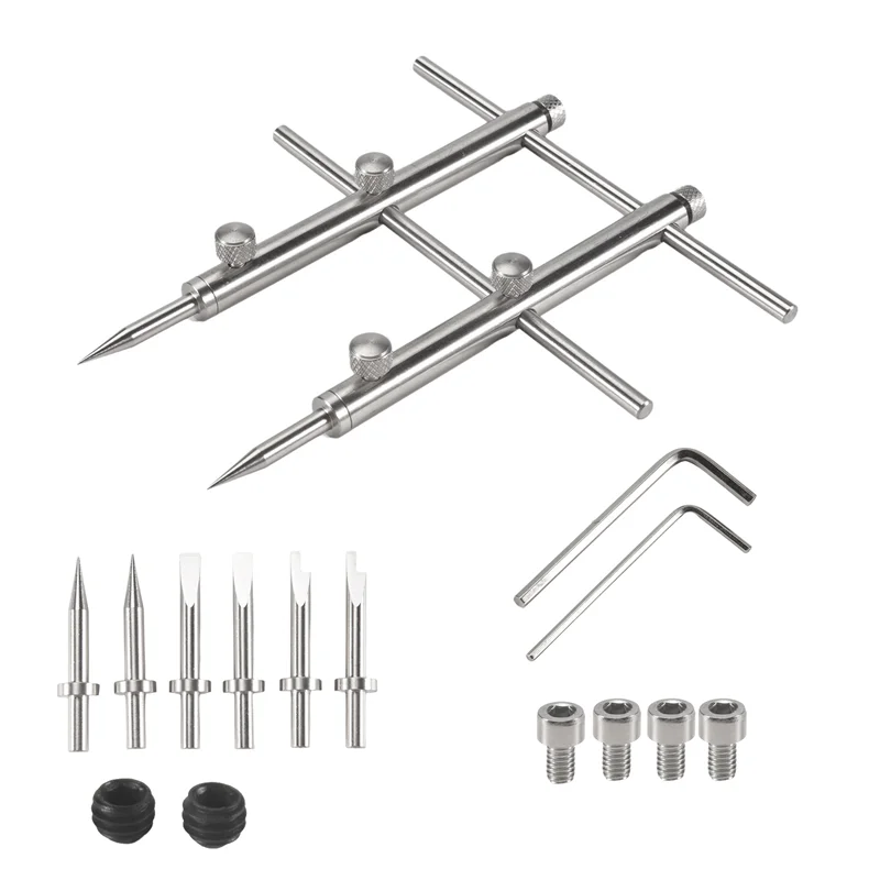 AY14 -Camera Lens Openning Repairing Tool Kit 10-100Mm Lens Repair Set With 3 Tips 6 Screws 2 Hexagon Wrench For DSLR Camera